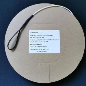 ROHS ABS Singlemode SC APC 2 Core Fiber Optic Termination Box