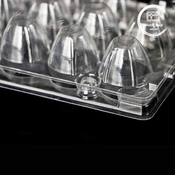 Quality 18 Hole Disposable Blister Clamshell Quail Egg Box Plastic with Secure Packaging wholesale