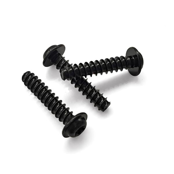 Quality Black Zinc Plated Pan Head Screw with Washer – Torx T30 Drive & 8.8 Grade for Machinery Assembly wholesale