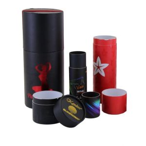 10ml 30ml 50ml Tube Packaging Box Round Cylinder For Candles Cosmetics