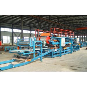 Computer Control Sandwich Panel Roll Forming Machine With Sheet Shearing Machine