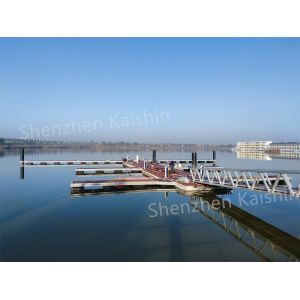 Marine Aluminum Floating Docks Boating Floating Pontoon Jetty For Lakes / Moles