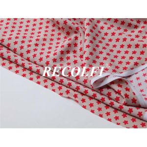 Repreve Single Jersey Fabric Women'S Activewear Star Pattern Pinky