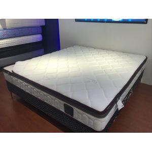 Full Size Natural Latex 22cm Height Spring Foam Mattress King Queen