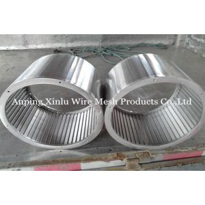 SS 321 304 Rotary Screen Drum OD 620mm With Long 0.6m Wedge Wire Cylinder