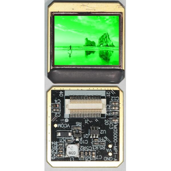 0.96 Inch Micro OLED Microdisplay with Vertical RGB Strip Interface and Color