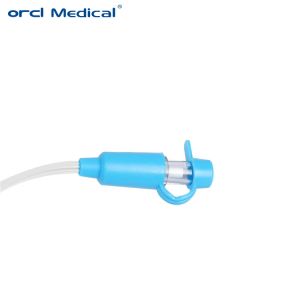 Transparent Silicone Handle Suction Catheter Tube For Effective Suction