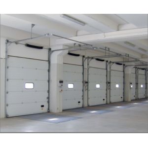 Cheap Polyurethane Insulated Sectional Doors Large sizes Panel Thickness 40mm~80mm for sale