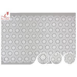 Sri Lanka Guipure Venice Polyester Lace Trims With Embroidered Floral Pattern