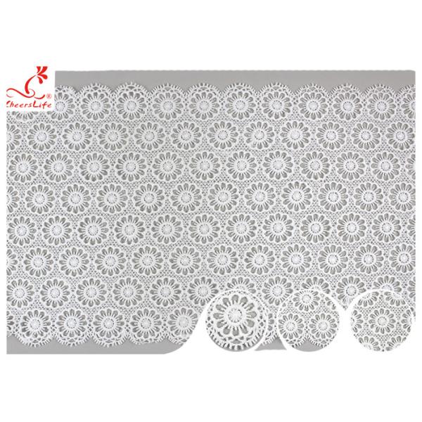 Quality Sri Lanka Guipure Venice Polyester Lace Trims With Embroidered Floral Pattern wholesale