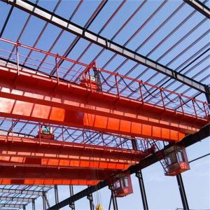 Wireless Remote Control Electric Overhead Travelling Crane Double Girder 20 Ton