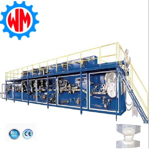 Full Servo Automatic Adult Diaper Making Machine with Precise Control Global
