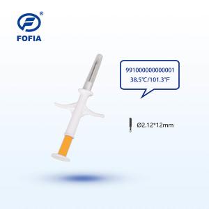 Cheap HT003 Injectable RFID Microchip With Temperature Sensor for sale