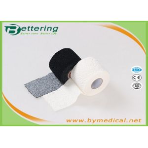 Black Colour Easy hand tear Cotton Elastic adhesive bandage lightplast stretch