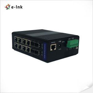 China Industrial Managed Ethernet Switch 1000M 8xGigabit + 4xSFP DIN-Rail on sale