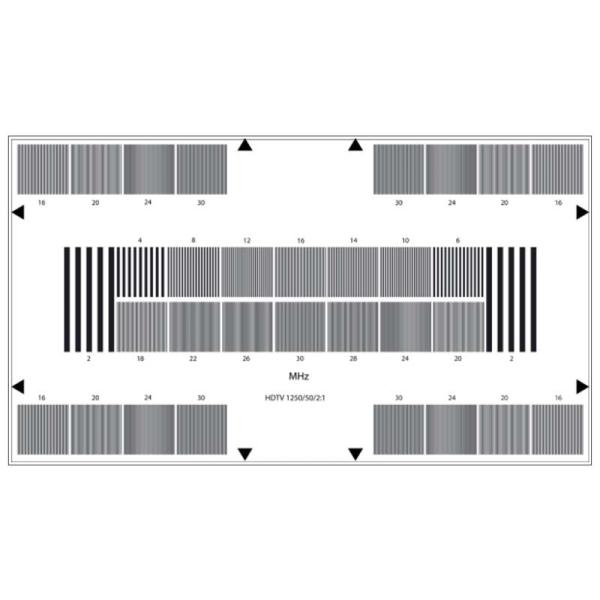 Quality Reflective HDTV Camera Resolution Test Chart Sineimage YE0225 800W wholesale