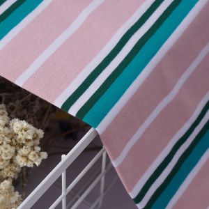 Moisture-Absorbent And Breathable ​And And Lycra Cotton Striped Cotton Fabric