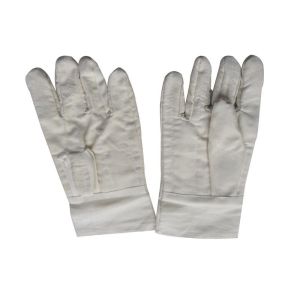 China Cotton Canvas Work Gloves Men Size Indoor Outdoor Field Hand Protection on sale