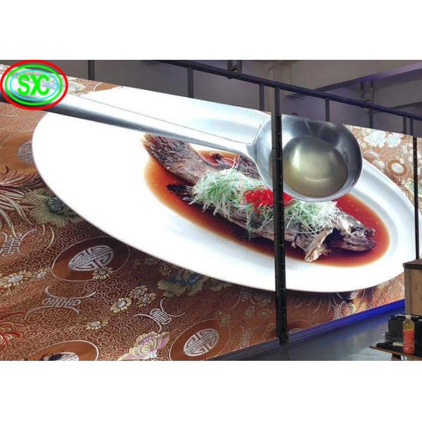 High Brightness Full Color SMD LED Die-Cast Aluminum Screen P10, Iron/Steel Slim Housing