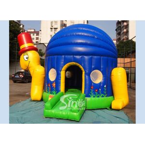 Commercial grade kids big turtle inflatable bouncer made of 0.55mm pvc tarpaulin