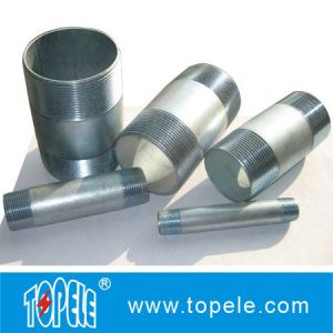 Customized Precise Thread Electro-galvanized Rigid Conduit Nipple Steel IMC