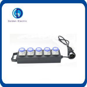 ISO9001 2000 Certified IP67 Waterproof Industrial Socket Box with Customizable