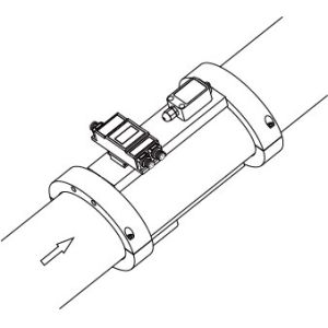TM601 Plus Durable Ultrasonic Flow Meter ±2% for Long-Term Water Treatment