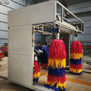 Gantry Type Automatic Car Washing Machine With Optional Dryers And Foam Wax Spraying
