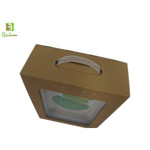 Corrugated Present Cardboard Display Packaging With Transparent Cover