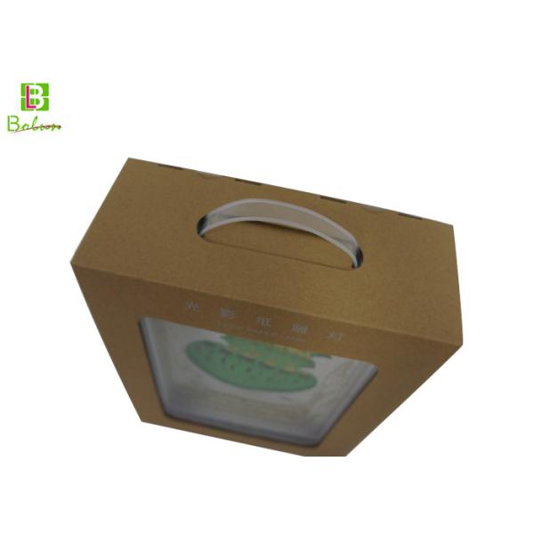 Quality Corrugated Present Cardboard Display Packaging With Transparent Cover wholesale