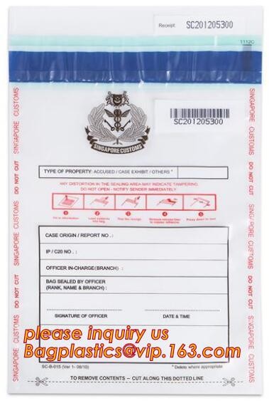 Bank Money Coin Pe Plastic Reusable Secure Seal Deposit Tamper Proof Evident Bag Manufacturer, money locking security ba