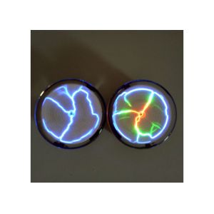 Mini Pocket 2.5 Inch Plasma Lightning Plate With Battery For Kid Toy Holiday