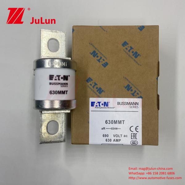 Quality 690V Ceramic Automotive Fuses M6/M8 Twin Flat Plate Bolt Type 0.43kg Heavy Duty Fuse Solution wholesale