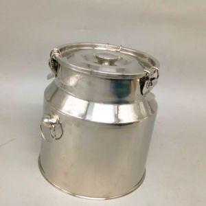 Home Brewing 9L SS Storage Barrel With Lid Farm Milk Storage