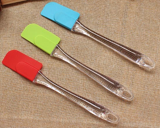 Wholesale Food Grade Non Stick Silicone Spatula With ABS Material Handle(Small