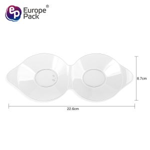 Clear partition plastic disposable breakable plates for sale
