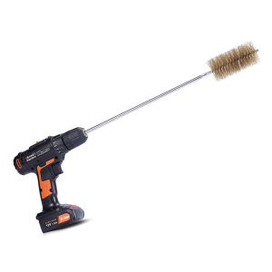 M6 Threaded Copper Wire Pipeline Brush Deep Hole Cleaning