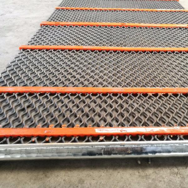 Poly ripple screen self cleaning wire screen rectangular shape aperture as
