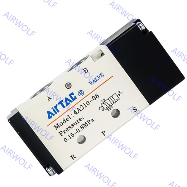 5/2 way, 5/3 way 4A200 Series Aluminum Alloy Air Valves with 1/8" 1/4" Port Size