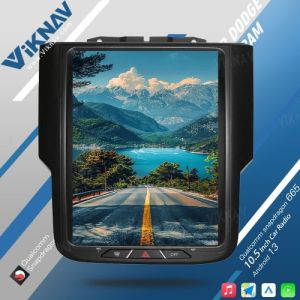 VIKNAV 10.5 Inch Touch Screen 8 Core Android Car Radio For Dodge Ram 1500 2013