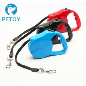 Cheap Outdoor Walking Retractable Pet Leashes Chew Proof Customized Color for sale