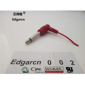 Right Angle Custom Wire Assemblies , Data 8p / 8c Cat5 Network Cable Rj45