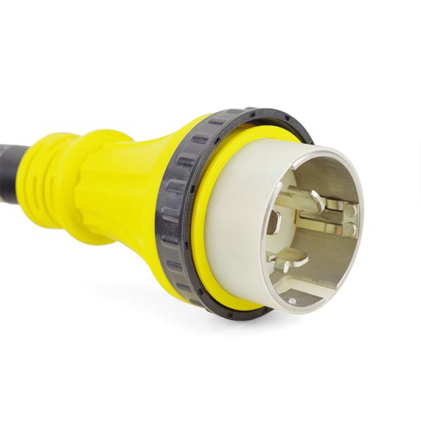 Marine Shore Power Cord SS2-50 Male to Female 50A 125V/250V 100FT 6FT/8FT/10FT/12FT/25FT Length Copper Conductor Material
