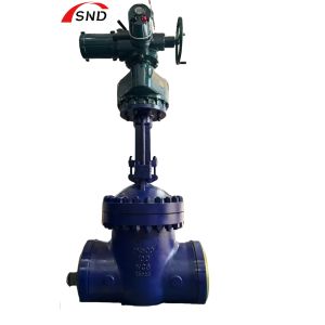 DN500 WC6 Gate Valve with Welded Connection for High Pressure and High Temperature Applications
