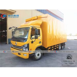 Dongfeng Duolicar 20cbm Double Wing Opening Unfolding Van Cargo Truck