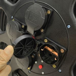 Customized Sockets Cable Reel Retractable 100m 50m 40m 25m Extension Cord Reel