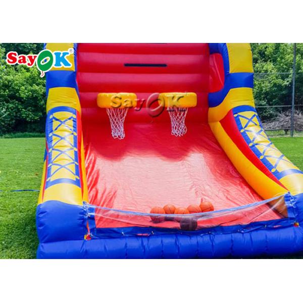 Inflatable Backyard Games Airtight Inflatable Two Hoop Basketball Game /