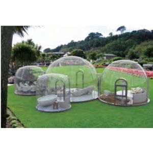 Panoramic PC Bubble Geodesic Dome Tent For Ecological Park
