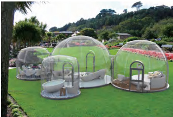 Quality Panoramic PC Bubble Geodesic Dome Tent For Ecological Park wholesale
