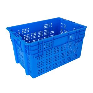 Customized Logo Mesh Plastic Crate for Nestable Stackable Plastic Turnover